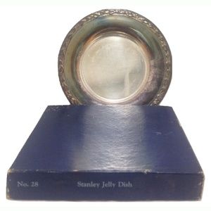 Stanley Jelly Dish No 26 Vintage Silverplate 5.5"